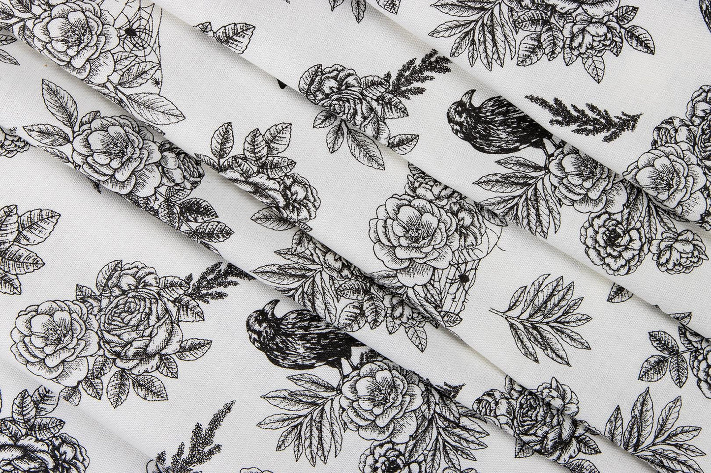 Sophisticated Halloween Main Cream by My Minds Eye for Riley Blake Designs - Sold in 1/2 yard increments, continuous cut