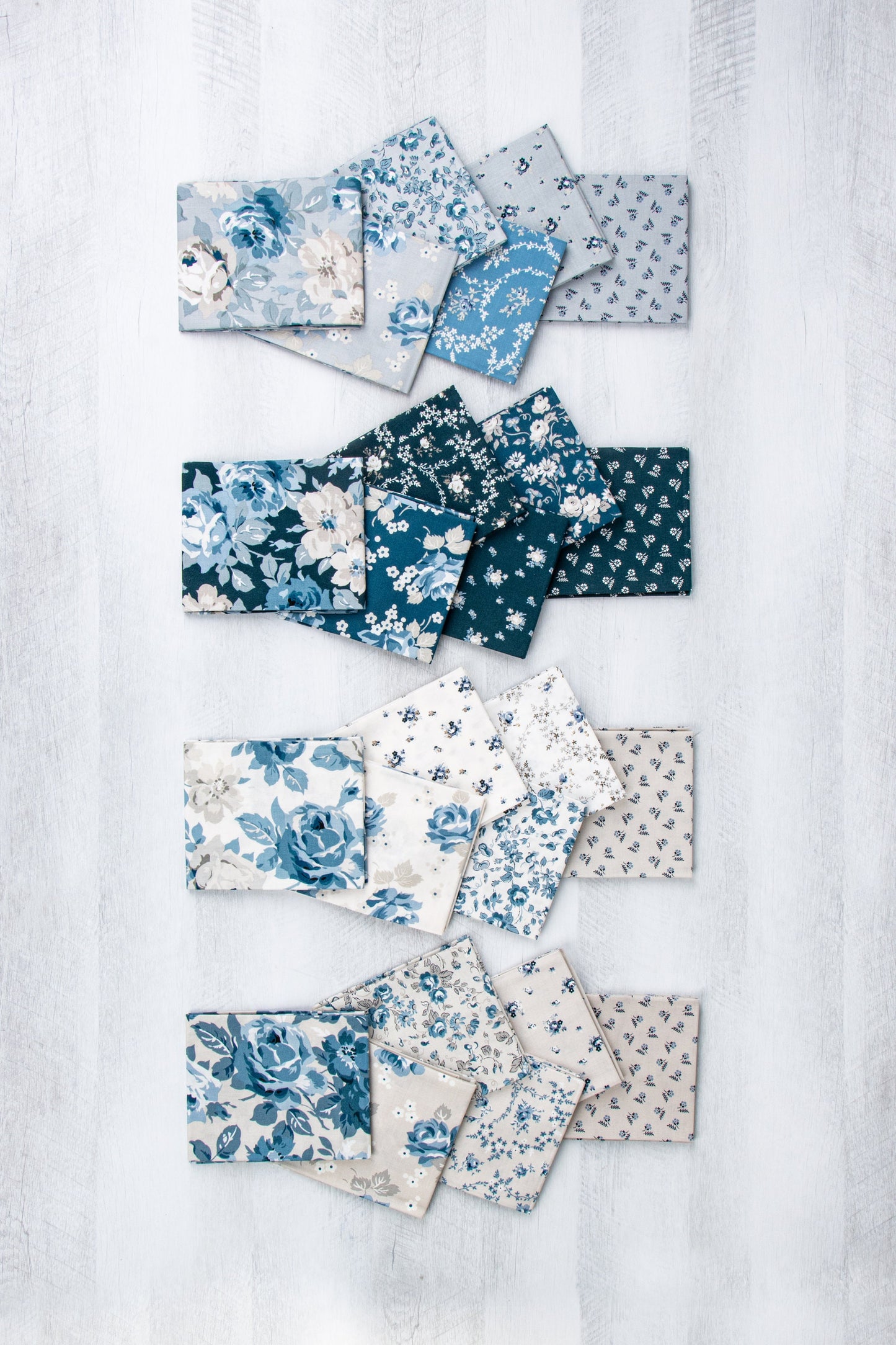 Serenity Blues 24 pc. Fat Quarter Bundle - Gerry Robinson for Riley Blake Designs
