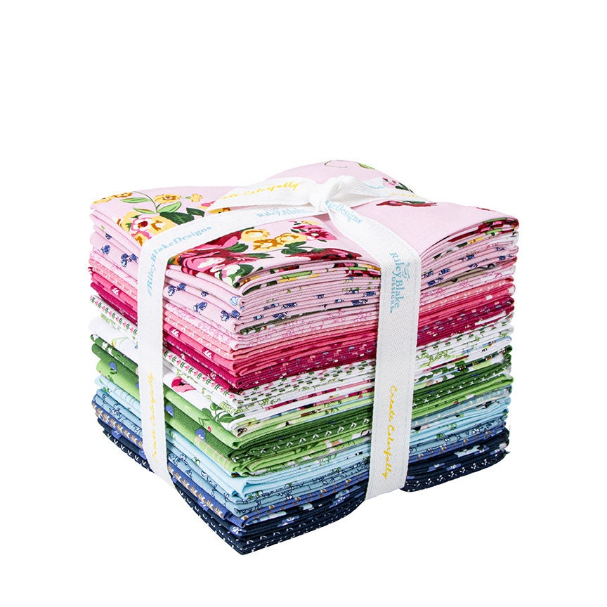 Tulip Cottage 24 Piece Fat Quarter Bundle - Melissa Mortensen for Riley Blake Designs - FQ-14260-24
