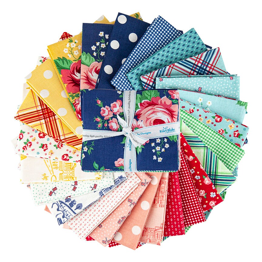 Notting Hill 24 Piece Fat Quarter Bundle - by Diary of a Quilter for Riley Blake Designs - Out of Print