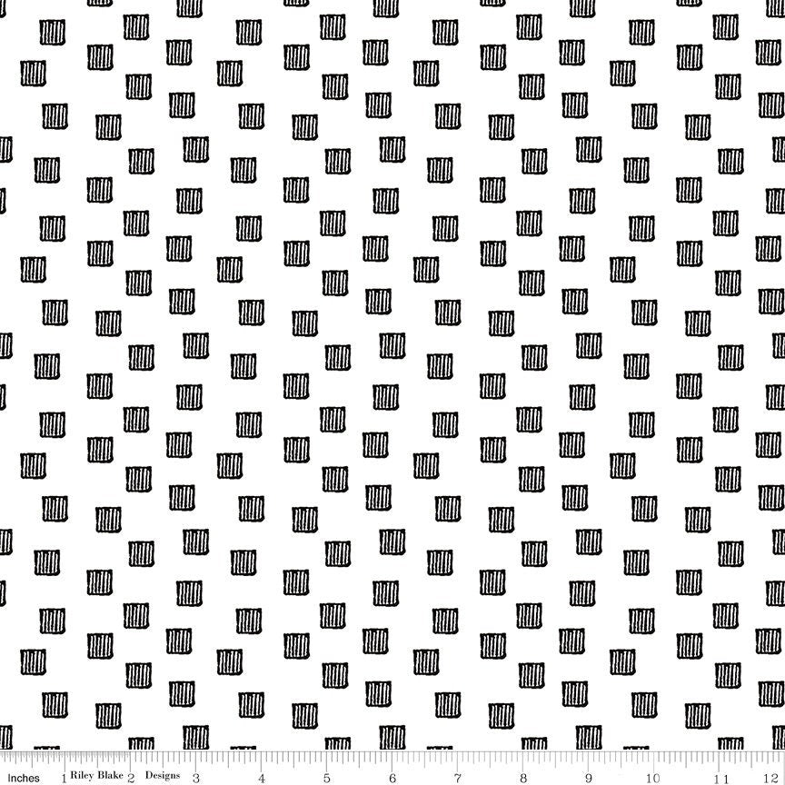 Mad Masquerade Checkered Past- C11962 - J.Wecker Frisch for Riley Blake Designs - 1/2 Yard increments, continuously cut