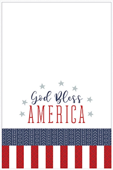 American Beauty Home Décor Tea Towel Panel - Panel is 36 X 51 - Four Designs per Panel - Dani Mogstad for Riley Blakes Design