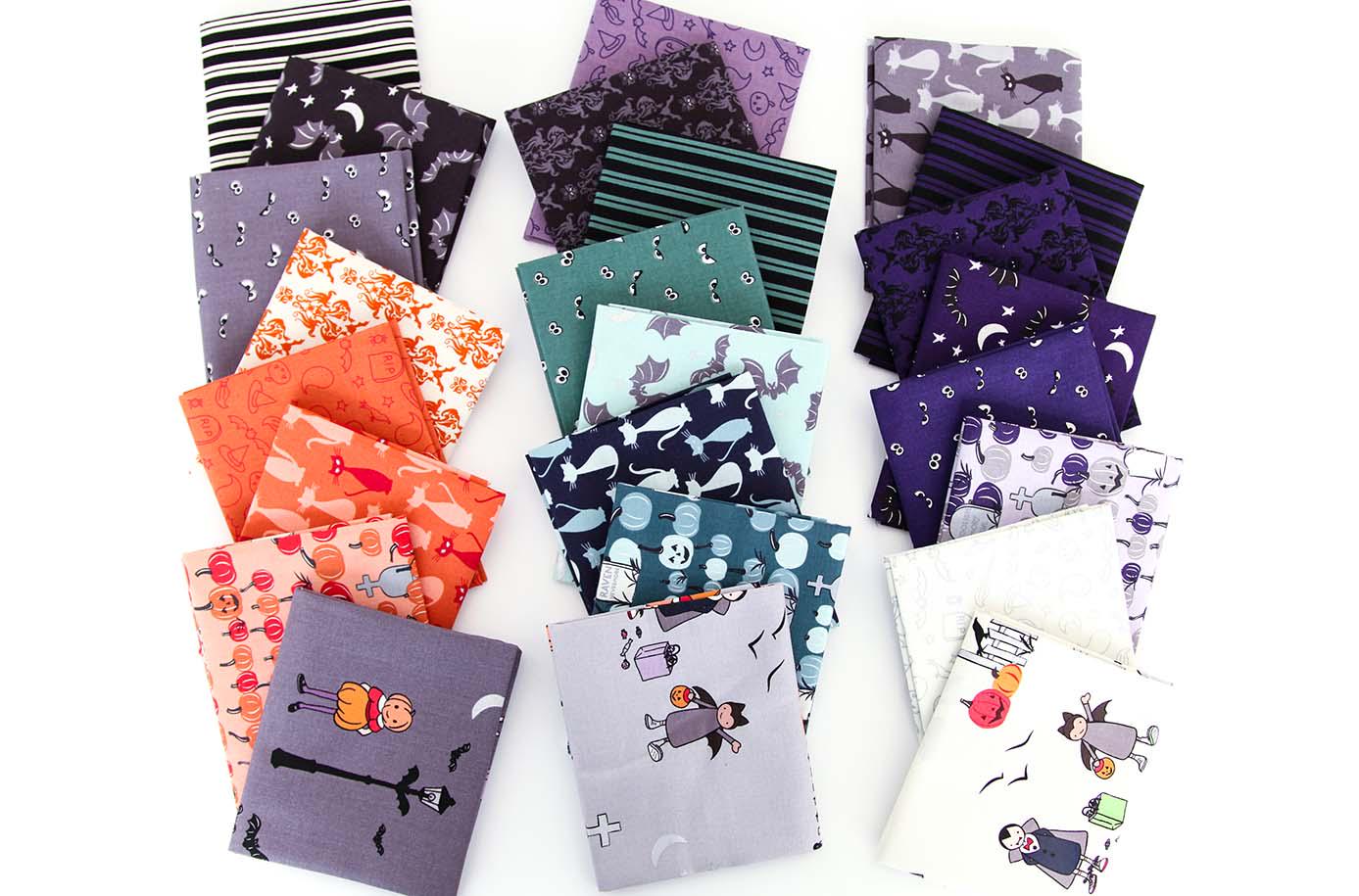 C10577 - Spooky Hollow Stripes Eggplant - by Melissa Mortenson for Riley Blake