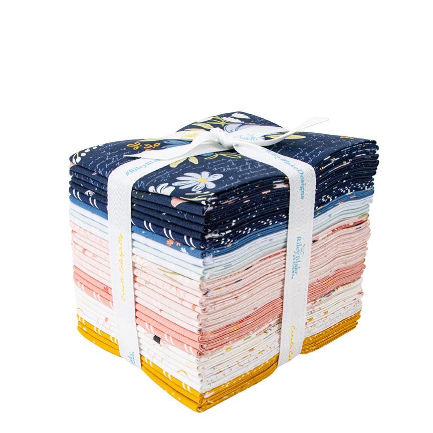 Between The Pages - 28 Pcs. Fat Quarter Bundle - by Fran Gulick of Cotton & Joy for Riley Blake Designs