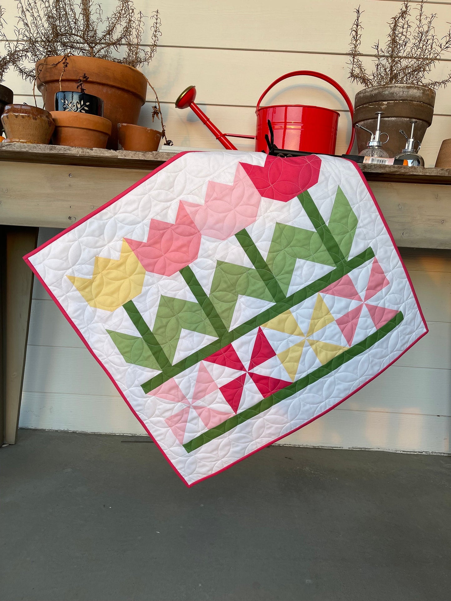 Tulip Time Mini Quilt Kit