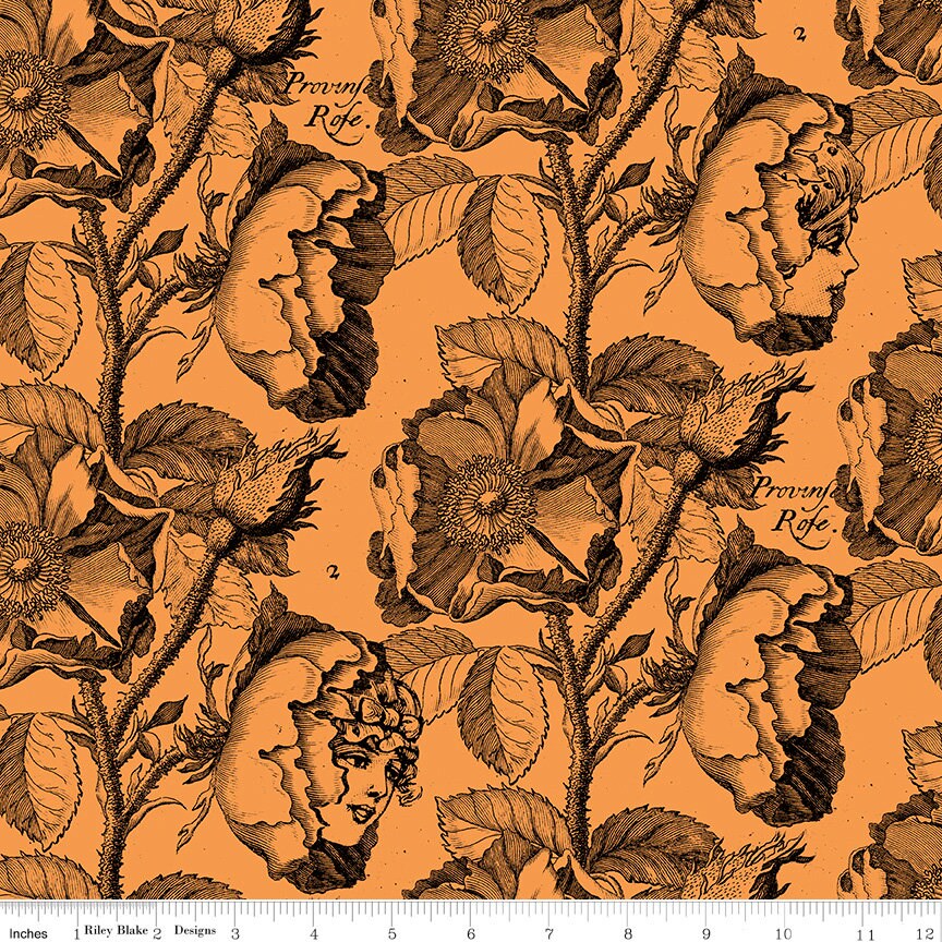 Mad Masquerade Queen's Living Garden - CD11955- J. Wecker Frisch for Riley Blake Designs - 1/2 yard increments