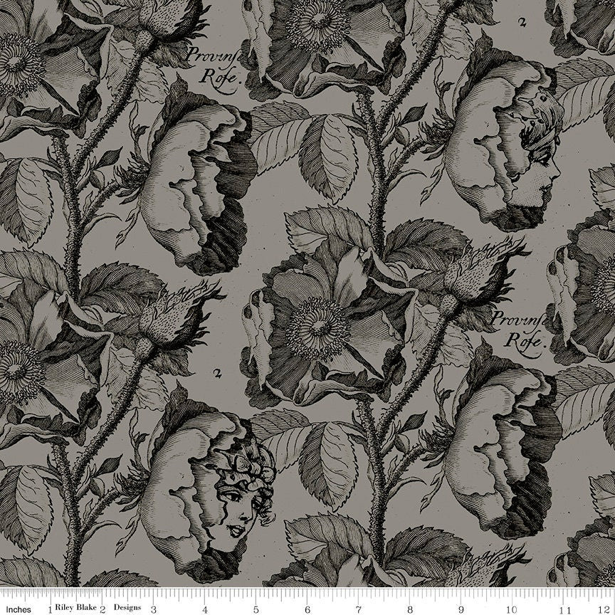 Mad Masquerade Queen's Living Garden - CD11955- J. Wecker Frisch for Riley Blake Designs - 1/2 yard increments