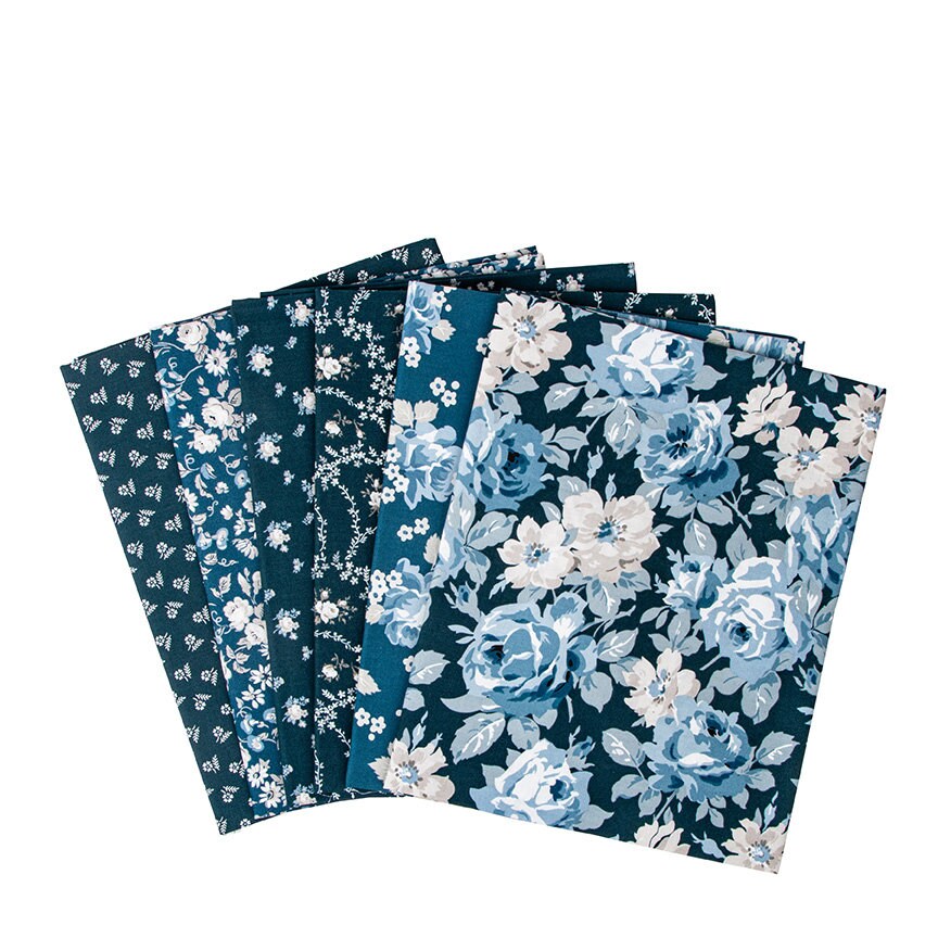 Serenity Blues 24 pc. Fat Quarter Bundle - Gerry Robinson for Riley Blake Designs