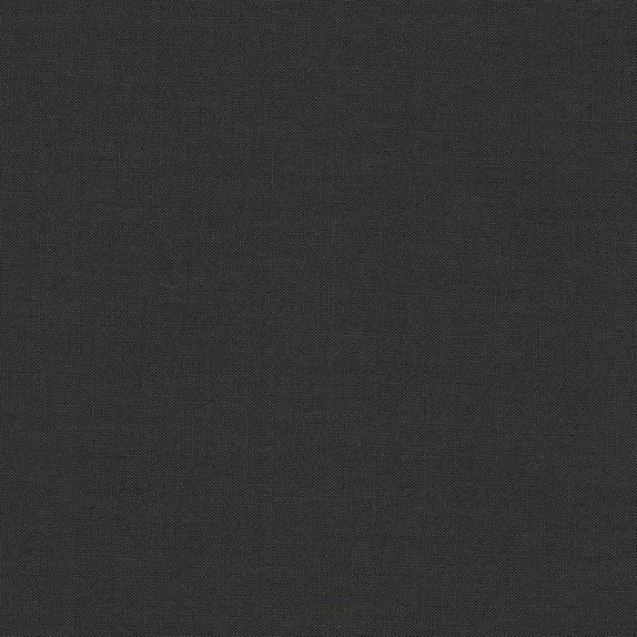 Charcoal Kona Cotton Solid K001-1071 by Robert Kaufman - Sold in 1/2 yard increments, continuously cut