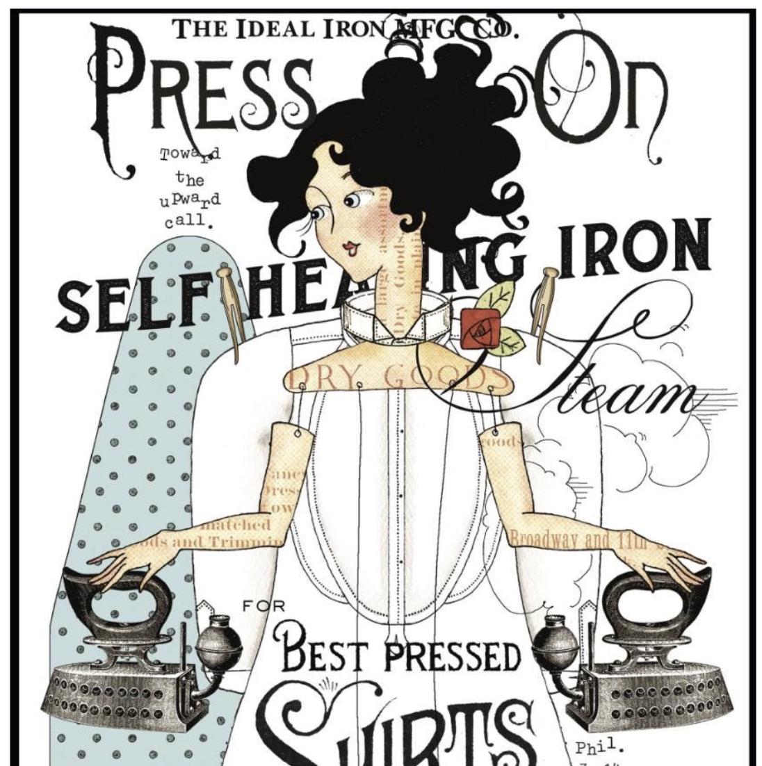 Press On Main Quilt Panel by J.Wecker Frisch for Riley Blake -Sewing Theme Fabric Quilt Panel - Sold by the panel PD15250