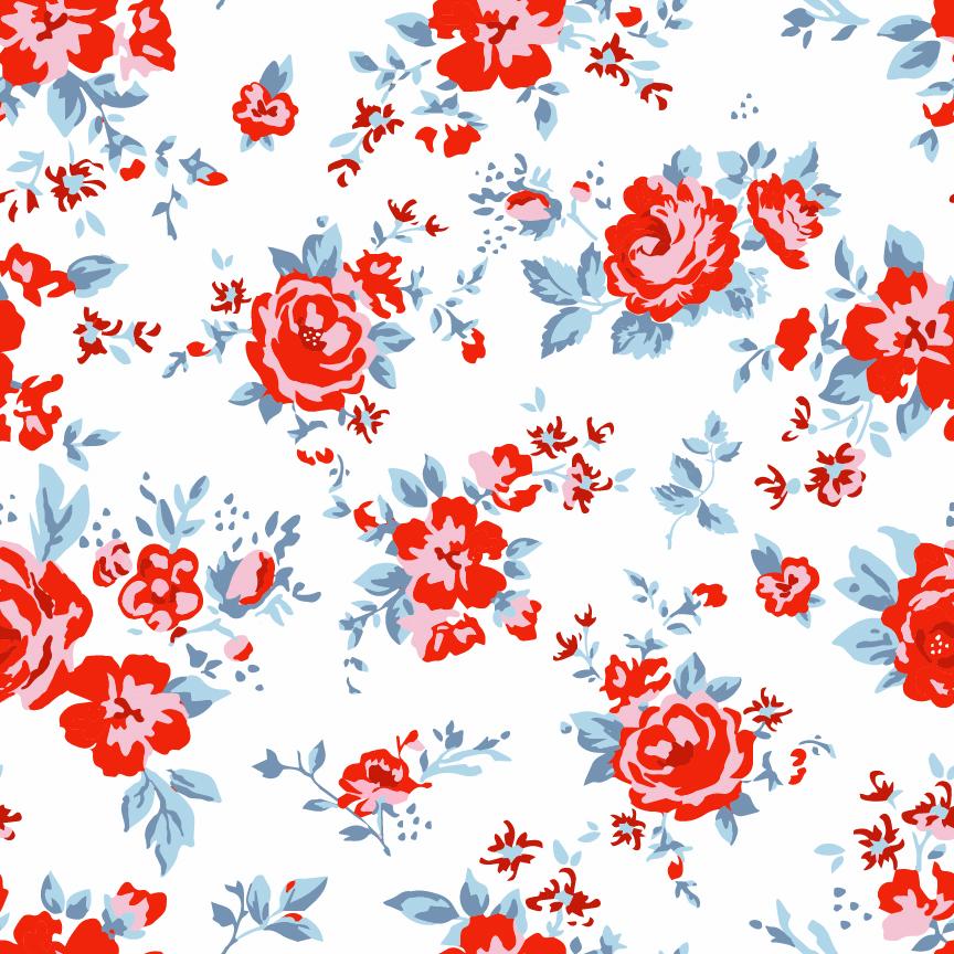Poppie Cotton Elise - 16 Piece Fat Quarter Bundle - 100% Cotton Quilting Fabric EE25518
