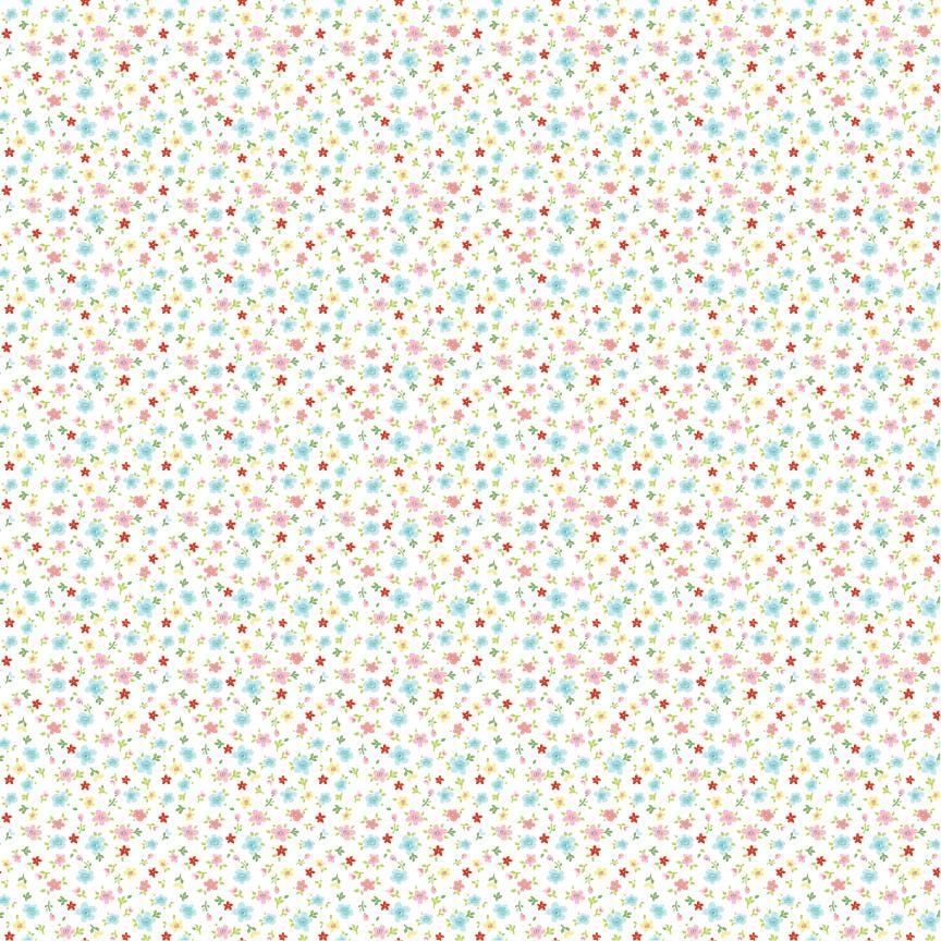 Market Day Fat Quarter Bundle - 21 Pieces Cotton Quilting Fabric by Amy Jordan for Poppie Cotton