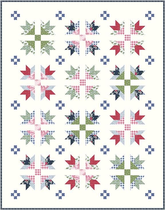 Bluegrass Charm 21 Piece Fat Quarter Bundle - 18X21" cuts. 100% Cotton Quilting Fabric by Melissa Mortenson for Riley Blake FQ16390-21