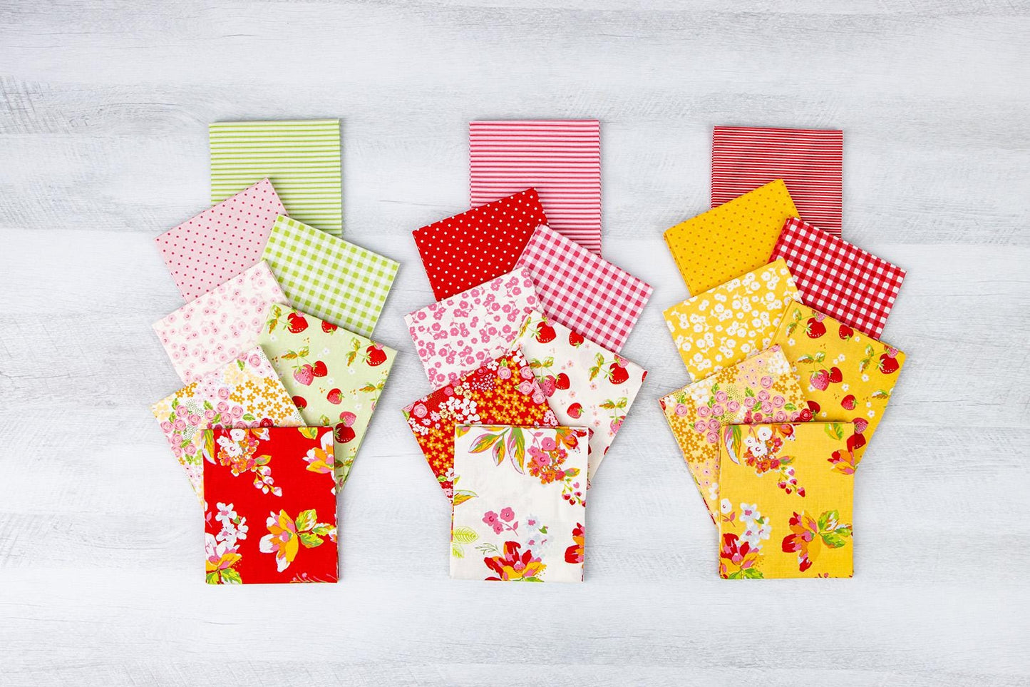 108" Wide Picnic Florals Red Gingham 100% Cotton Quilt Backing Fabric by My Minds Eye for Riley Blake - Sold by 1/2 Yard, continuous cut