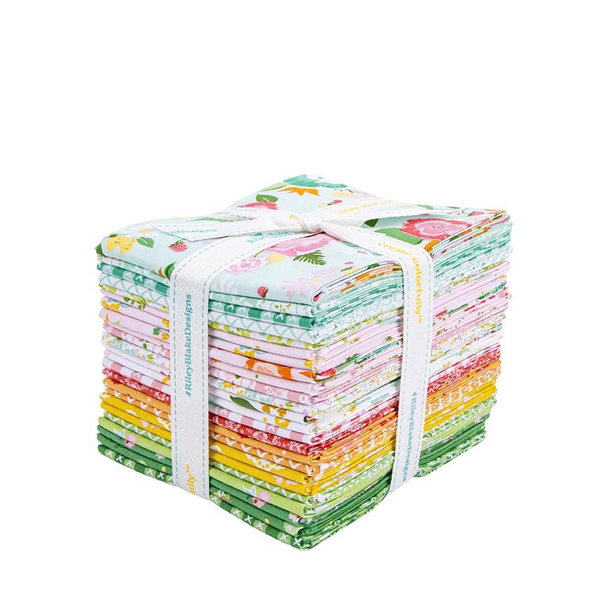 Summer Skies and Fireflies 24 Piece Fat Quarter Bundle 100% Cotton Quilting Fabric by Gracie Larson for Riley Blake-FQ-16370-24