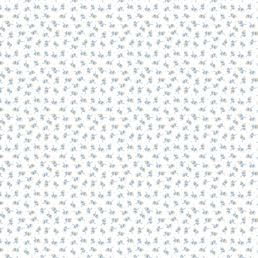 Poppie Cotton Lakeland Blues - 18 Piece Fat Quarter Bundle - 100% Cotton Quilting Fabric LB25821