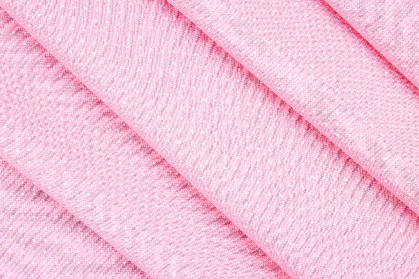American Jane Pindots - Tiny White Dots on Pink Cotton Quilting Fabric by Riley Blake Designs - C840 - Sold in 1/2 yard increments