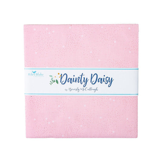 Dainty Daisy 10" Stacker - Beverly McCullough for Riley Blake Designs  - includes 42 10" squares. 10-665-42