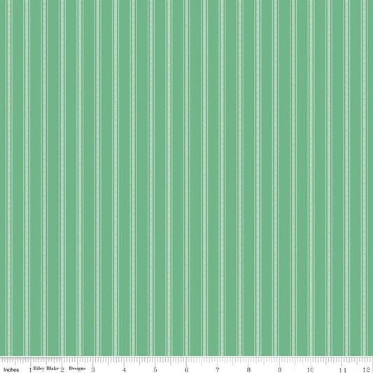 Sweet Acres Ticking - Alpine by Bev McCullough for Riley Blake Designs - C13215-ALPINE. Sold in 1/2 Yard increments continuously cut
