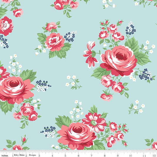 Notting Hill Main Songbird by Diary of Quilter for Riley Blake Designs - C10200 - 1/2 Yard increments continuously cut