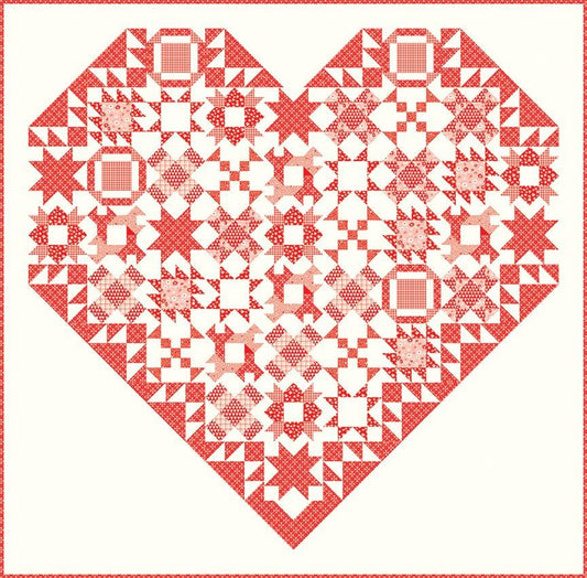 You & Me Endless Love - Heart Boxed Quilt Kit by Sandy Gervais for Riley Blake Designs