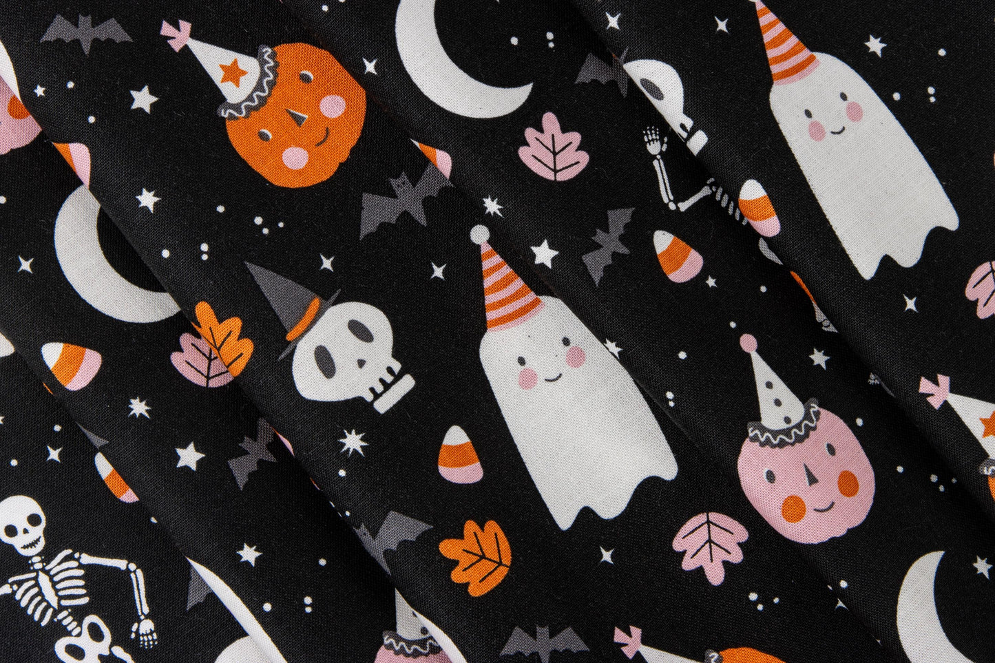 Hey Pumpkin Main Charcoal Quilting Fabric by My Mind's Eye for Riley Blake Designs - Sold in 1/2 yard increments, continuously cut.  C16030