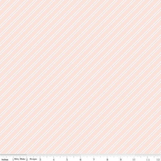 Between the Pages Stripes C15374-Ballerina by Fran Gulick/Cotton & Joy/ Riley Blake Designs - Sold in 1/2 yard increments, continuously cut