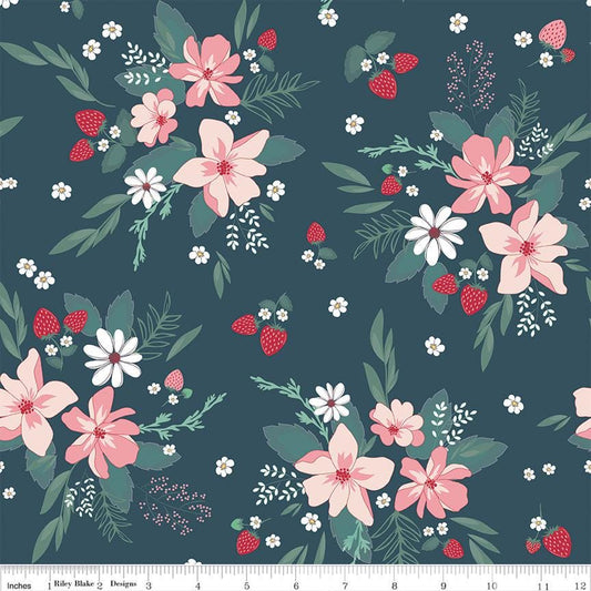 Berry Market Main - Stargazer - By Bev McCullough for Riley Blake Designs - Sold in 1/2 Yard increments, continuously Cut C15740 - STARGAZER