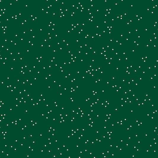 Blossom - C715- Christmas Green by Christopher  Thompson for Riley Blake Designs - 1/2 yard increments, continuously cut