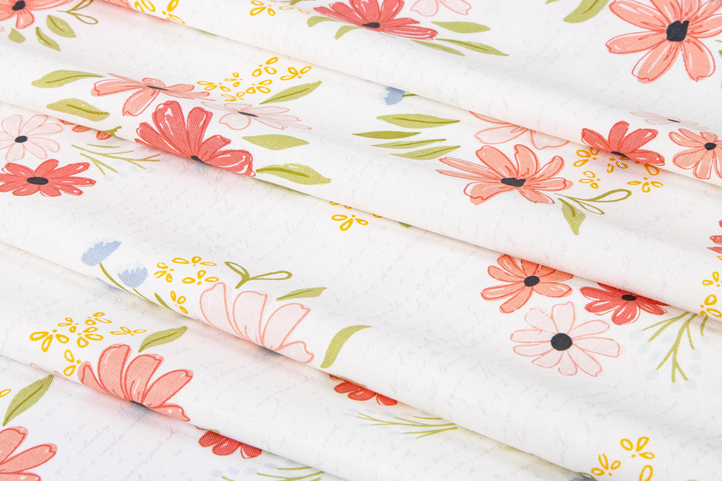 Between the Pages Main White - by Fran Gulick of Cotton & Joy for Riley Blake Designs - Sold in 1/2 yard increments, continuously cut