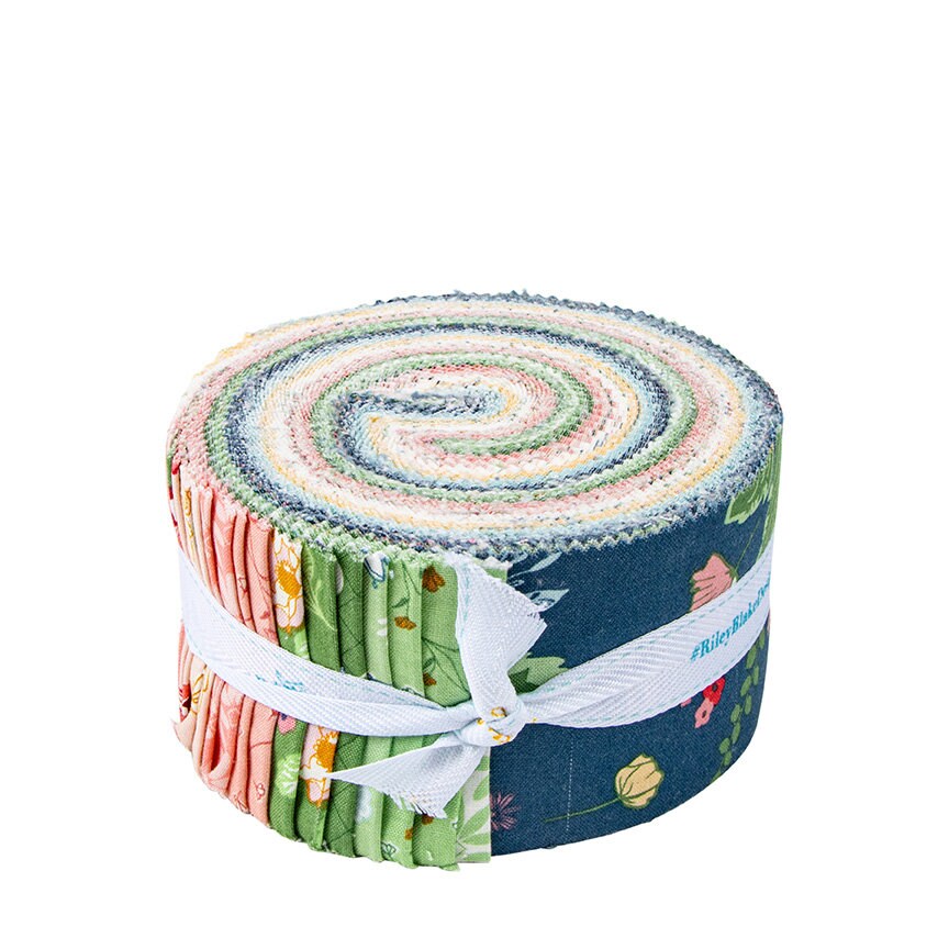 Melody 2.5" Rolie Polie / Jelly Roll - 40 Pcs.  By Bev McCullough for Riley Blake Designs