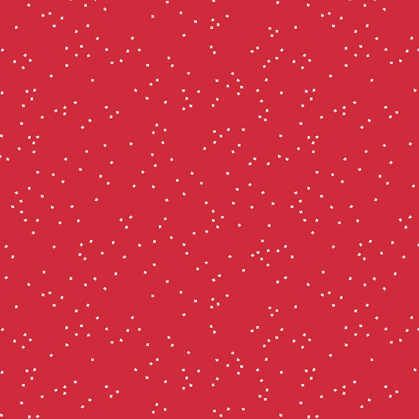 Blossom C715-Red by Riley Blake Designs - 1/2 yard increments continuous cut