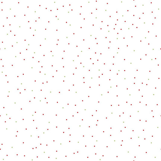 Pin Dot Christmas C705 by Lori Holt for Riley Blake Designs - 1/2 yard increments, continuously cut
