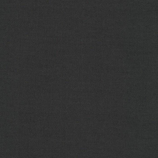 Charcoal Kona Cotton Solid K001-1071 by Robert Kaufman - Sold in 1/2 yard increments, continuously cut