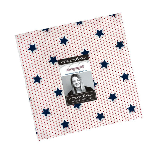 Star Spangled 10" Squares - Layer Cake by April Rosenthal of Prairie Grass Patterns for Moda Fabrics - 42 Pieces