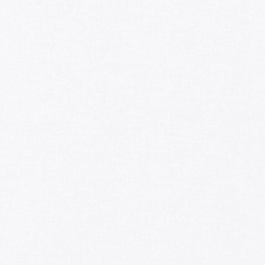 White Kona Cotton K001-1387 by Robert Kaufman - Sold in 1/2 yard increments, continuously cut