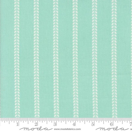 Summertime Beach Towel Stripes Aqua by Camille Roskelley for Moda Fabrics 55327 19  - Sold in 1/2 Yard increments, continuously cut
