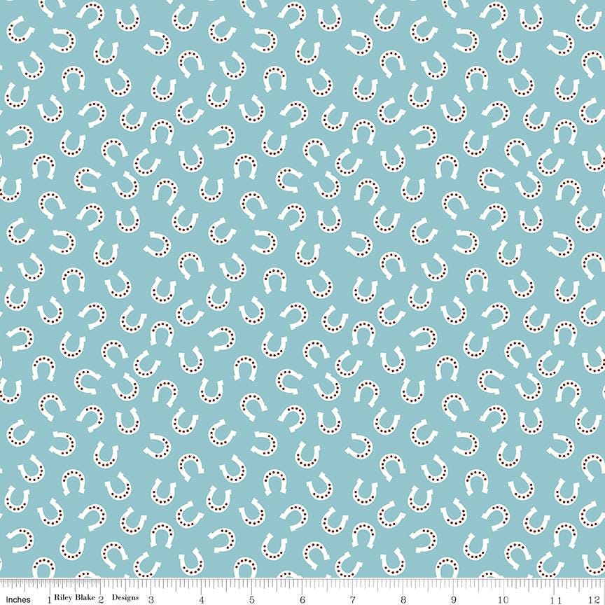 Lil' Buckaroo Flannel Fabric Set by Riley Blake. Quilts for Baby Cowboys - Baby Quilts, Rag Quilts, and Soft Toys. 9 Pieces Multiple Sizes.