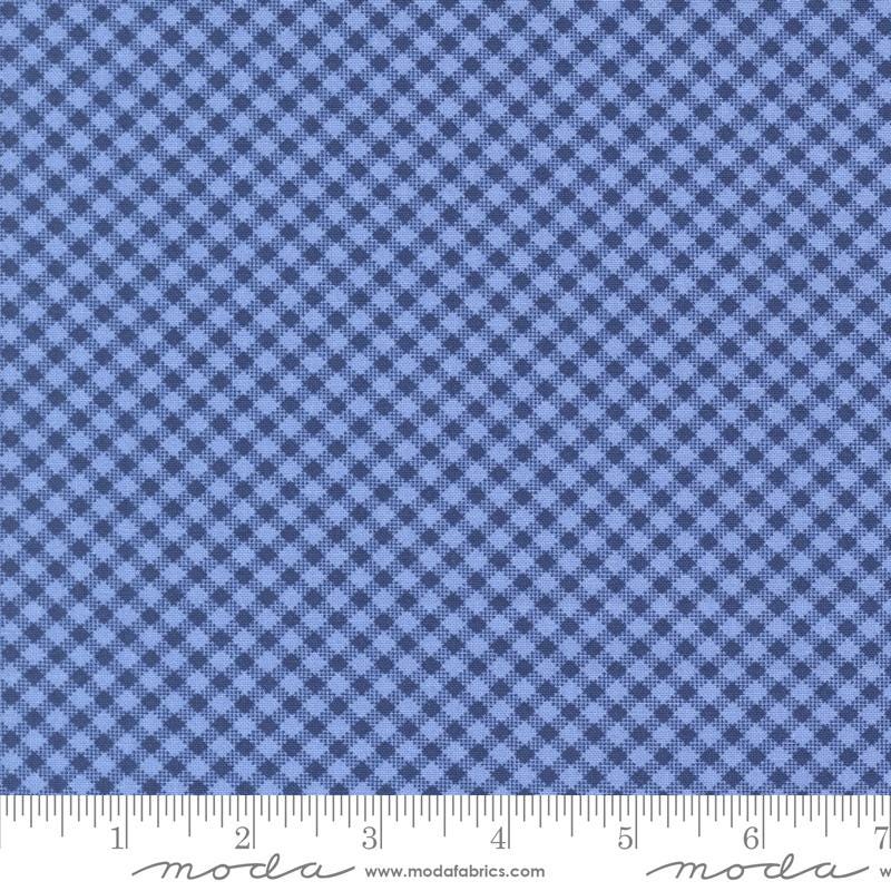 Star Spangled Gingham - Shining Sea by April Rosenthal for Moda Fabrics 24175 13  - Sold in 1/2 yard increments, continuously cut