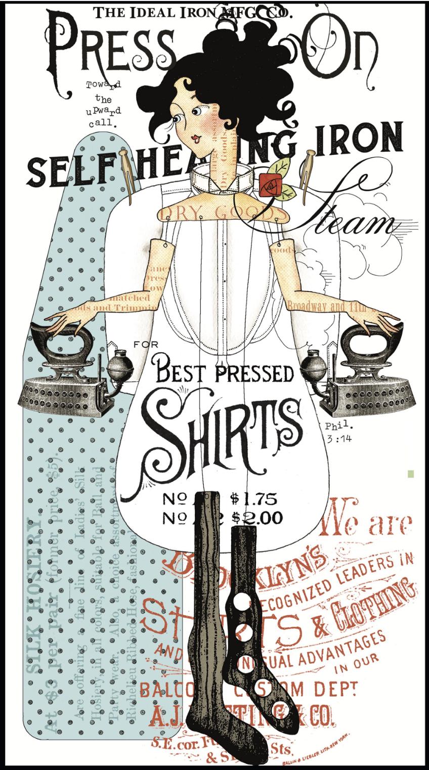 Press On Main Quilt Panel by J.Wecker Frisch for Riley Blake -Sewing Theme Fabric Quilt Panel - Sold by the panel PD15250
