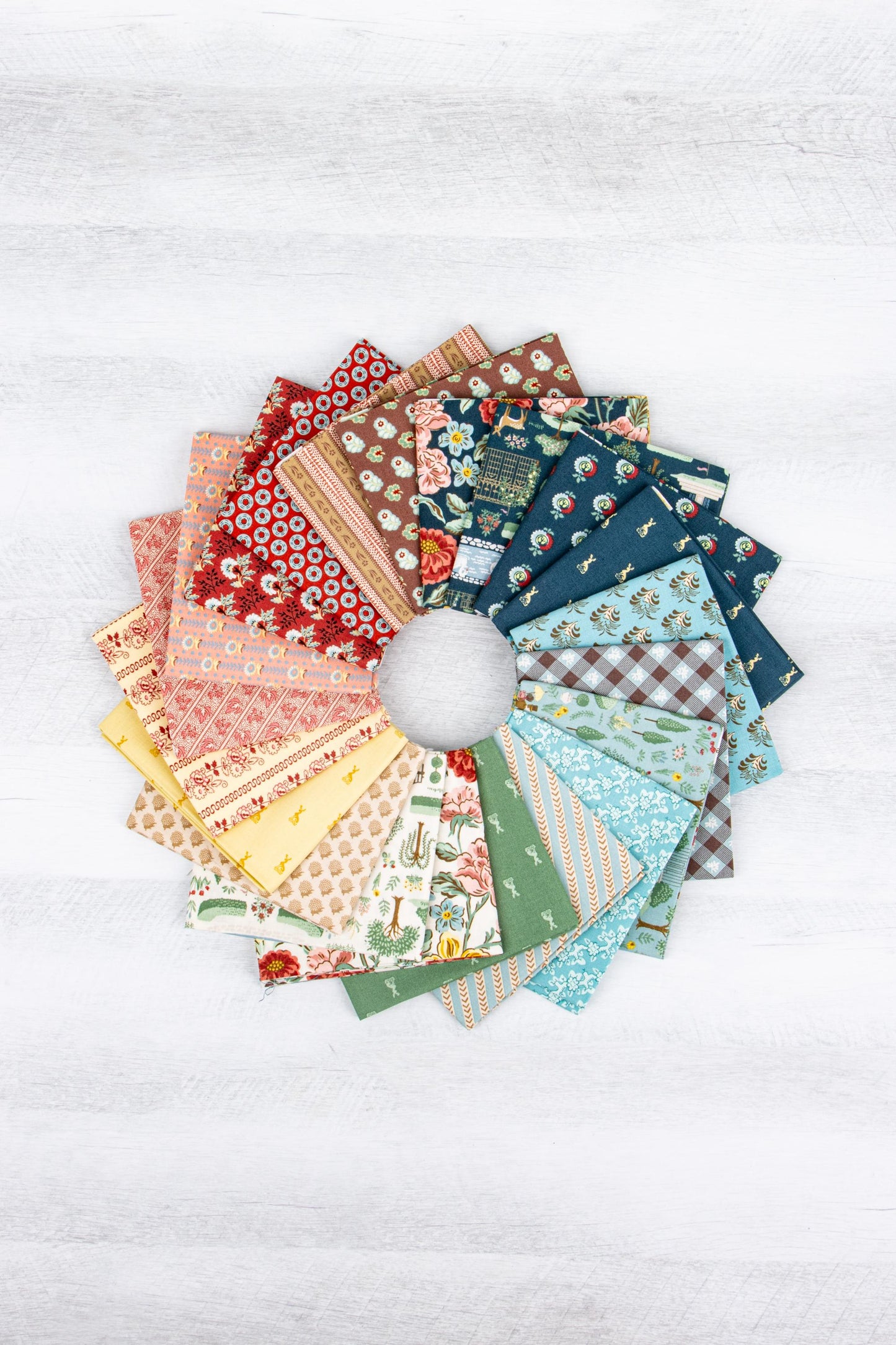 Jane Austen Emma Highbury Cotton Quilting Fabric – 250th Anniversary by Riley Blake Designs - Sold in 1/2 yard increments, continuously cut