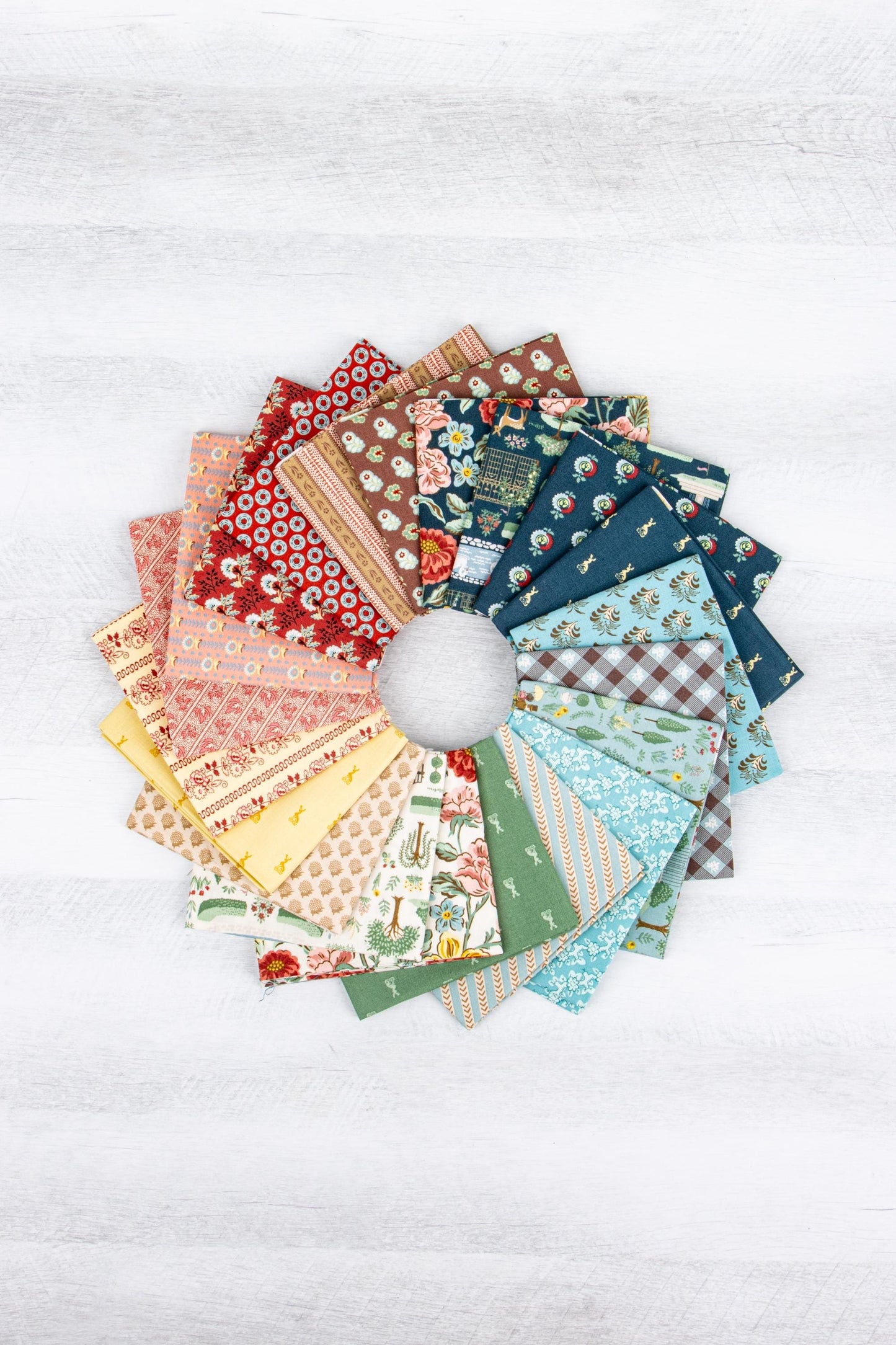 Jane Austen Emma Family Crest Cotton Quilting Fabric – 250th Anniversary by Riley Blake - Sold in 1/2 yard increments, continuous cut