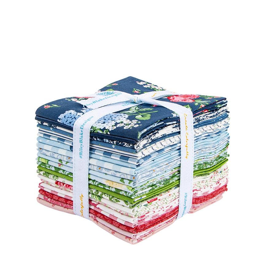 Bluegrass Charm 21 Piece Fat Quarter Bundle - 18X21" cuts.  100% Cotton Quilting Fabric by Melissa Mortenson for Riley Blake  FQ16390-21