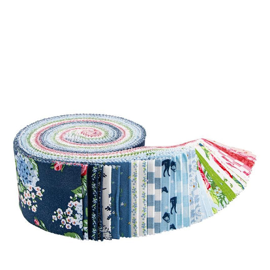Bluegrass Charm 40 piece 2.5" Strip Pre-Cut Bundle - 100% Cotton Quilting Fabric by Melissa Mortenson/Riley Blake Jelly Roll  - RP-16390-40