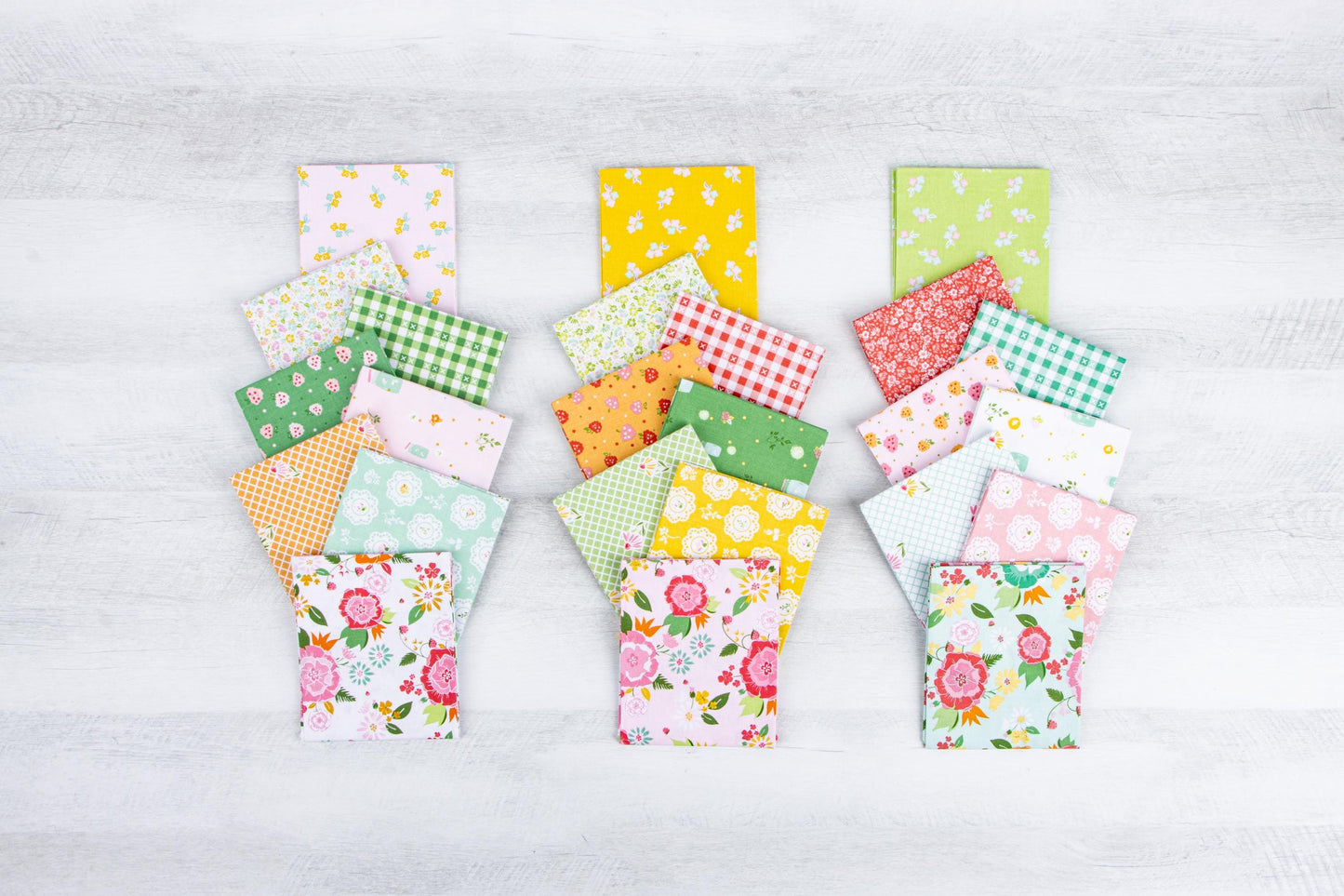 Summer Skies and Fireflies Gingham - Multiple Colors 100% Cotton Quilting Fabric by Gracie Larson for Riley Blake- sold by 1/2 Yard. C-16375