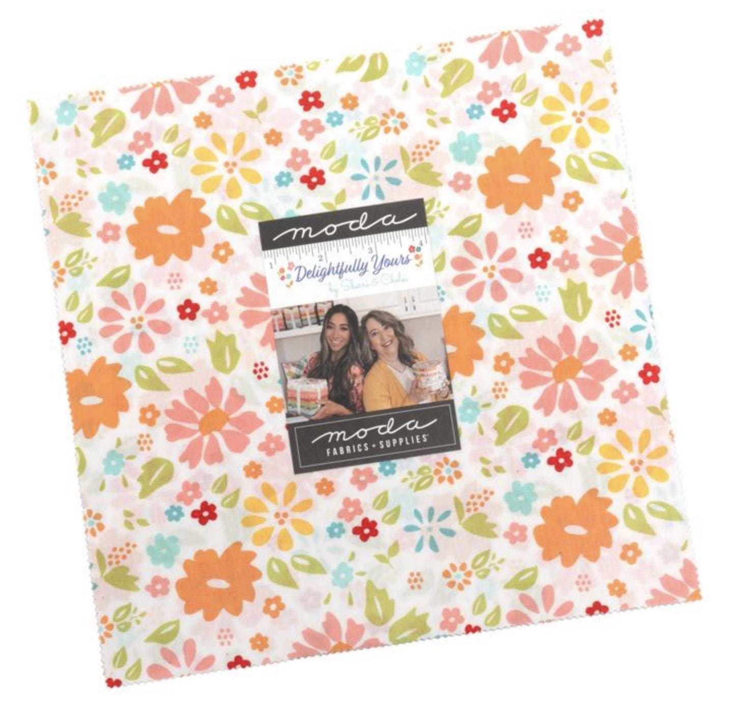 Delightfully Yours Layer Cake - 42 Pieces 10x10" squares by Sherri & Chelsi for Moda Fabrics 37700LC